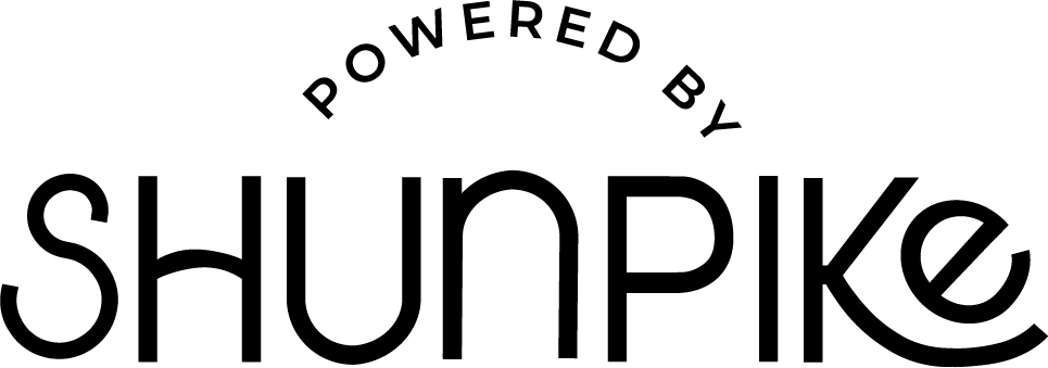 shunpike powered by logo all black